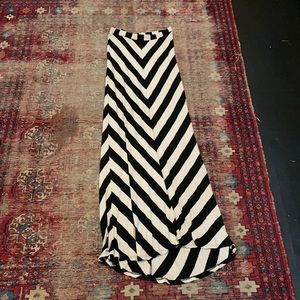 Ella Moss striped maxi skirt size small